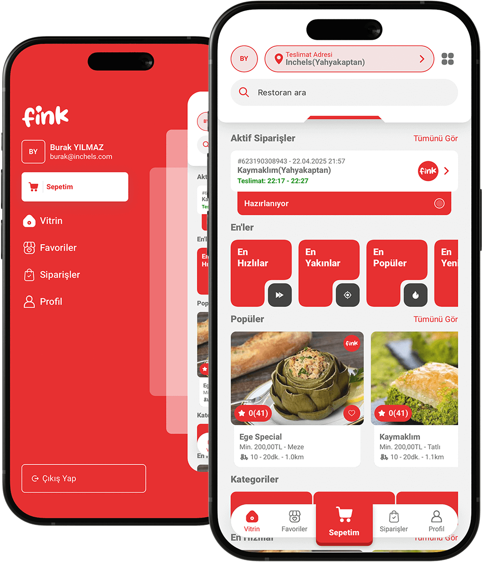 Fink Yemek Mobile App